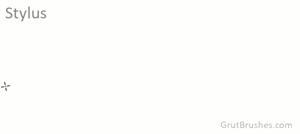 Use your mouse to quickly get an even width line