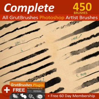 All GrutBrushes professional Artist's brushes