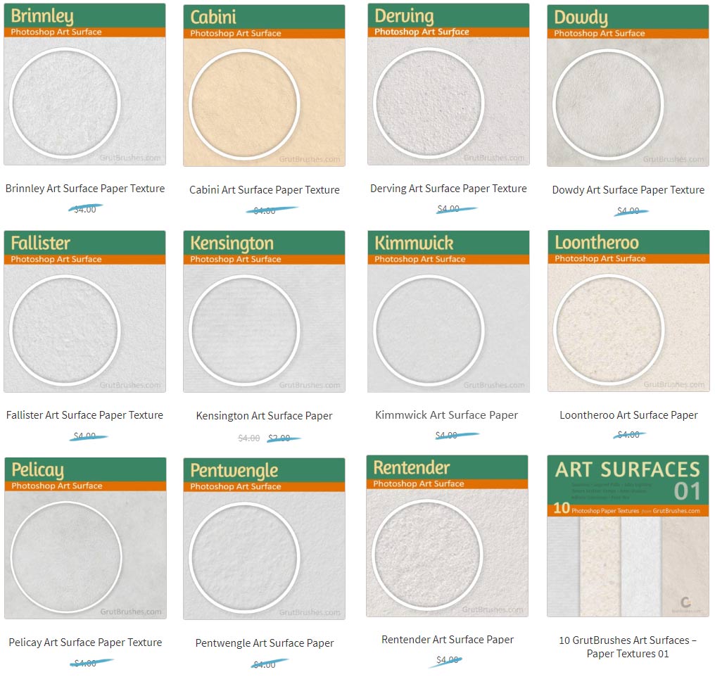 10 seamless paper textures